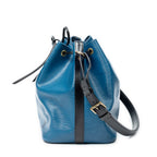 Sac Bandoulière Noé Bicolore PM Bleu Épi