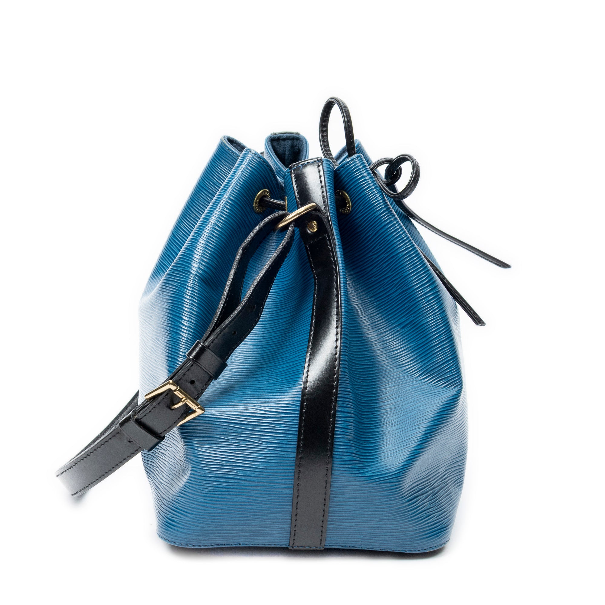 Sac Bandoulière Noé Bicolore PM Bleu Épi