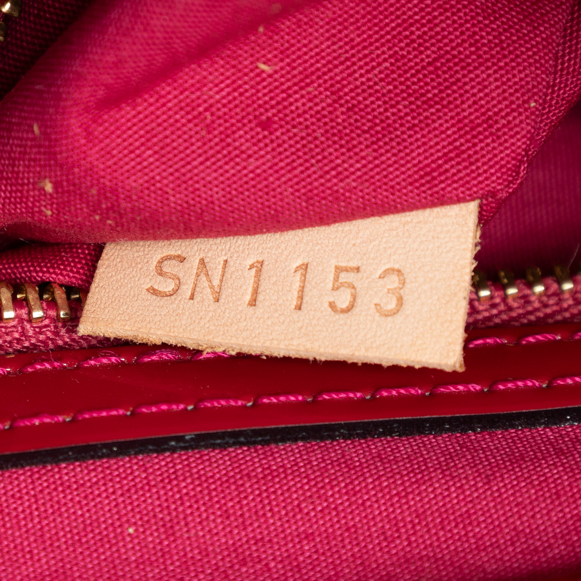 Handbag Catalina BB Red Monogram Vernis