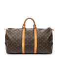 Travel Bag Keepall 50 Brown Monogram Canvas