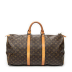 Travel Bag Keepall 50 Brown Monogram Canvas