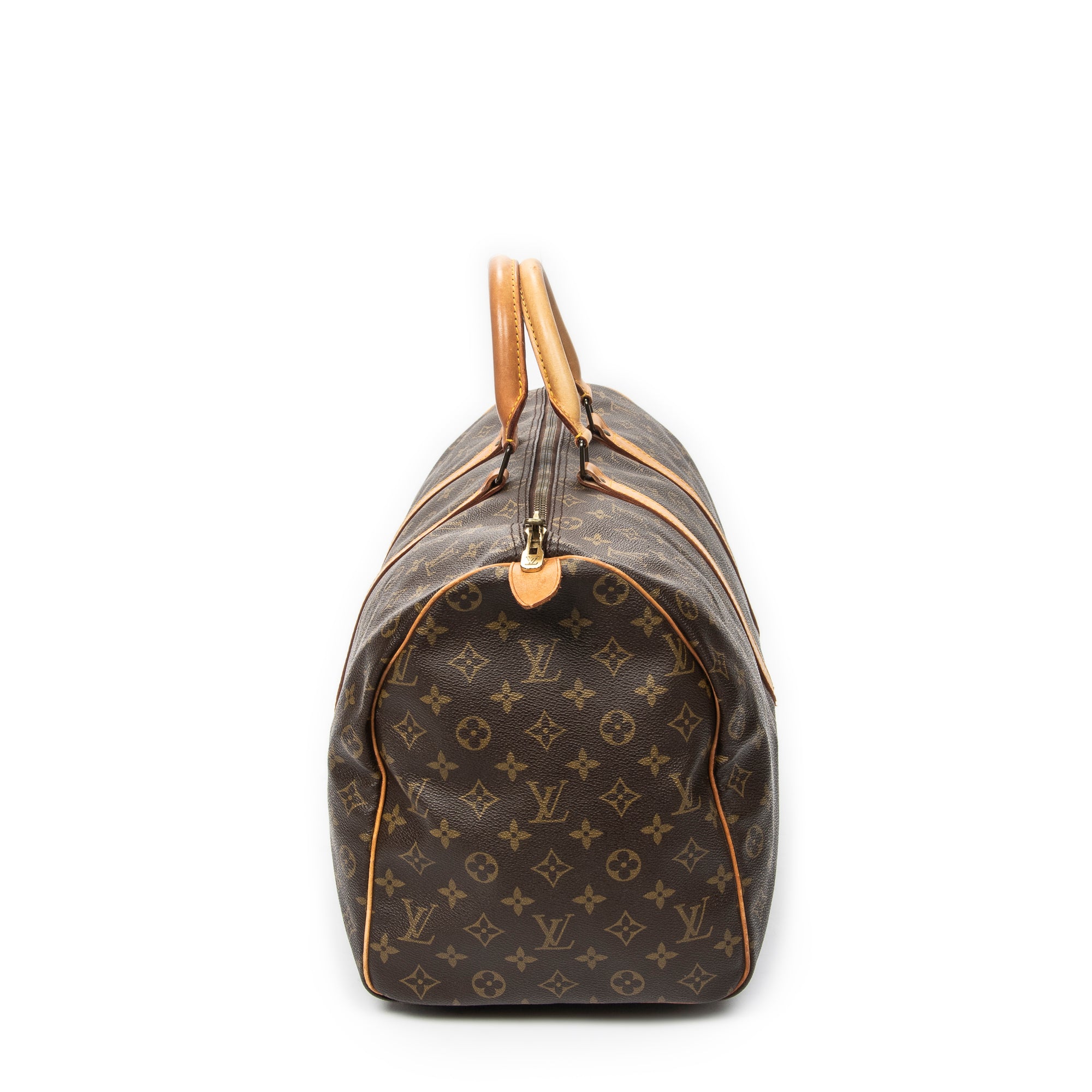 Travel Bag Keepall 50 Brown Monogram Canvas