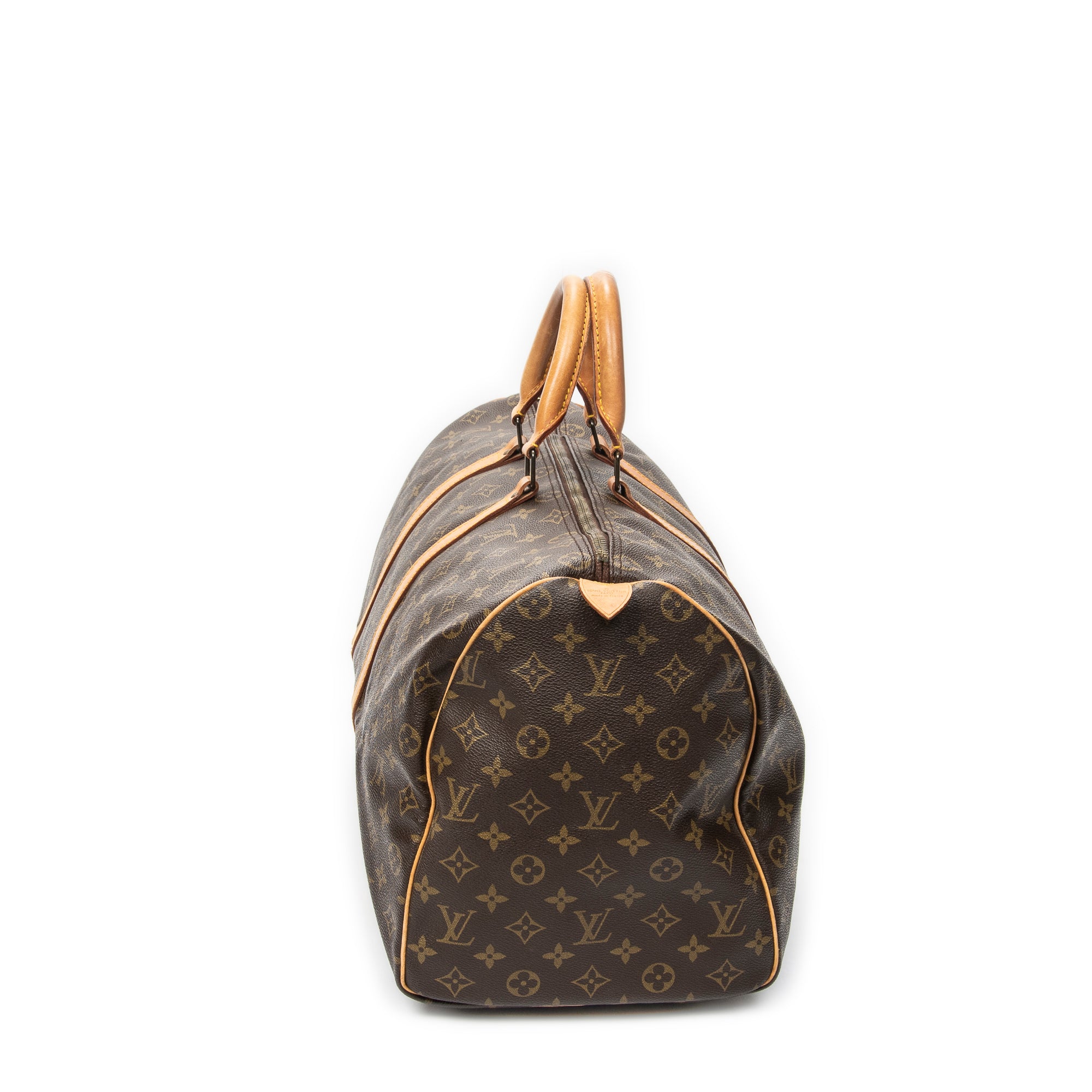 Travel Bag Keepall 50 Brown Monogram Canvas