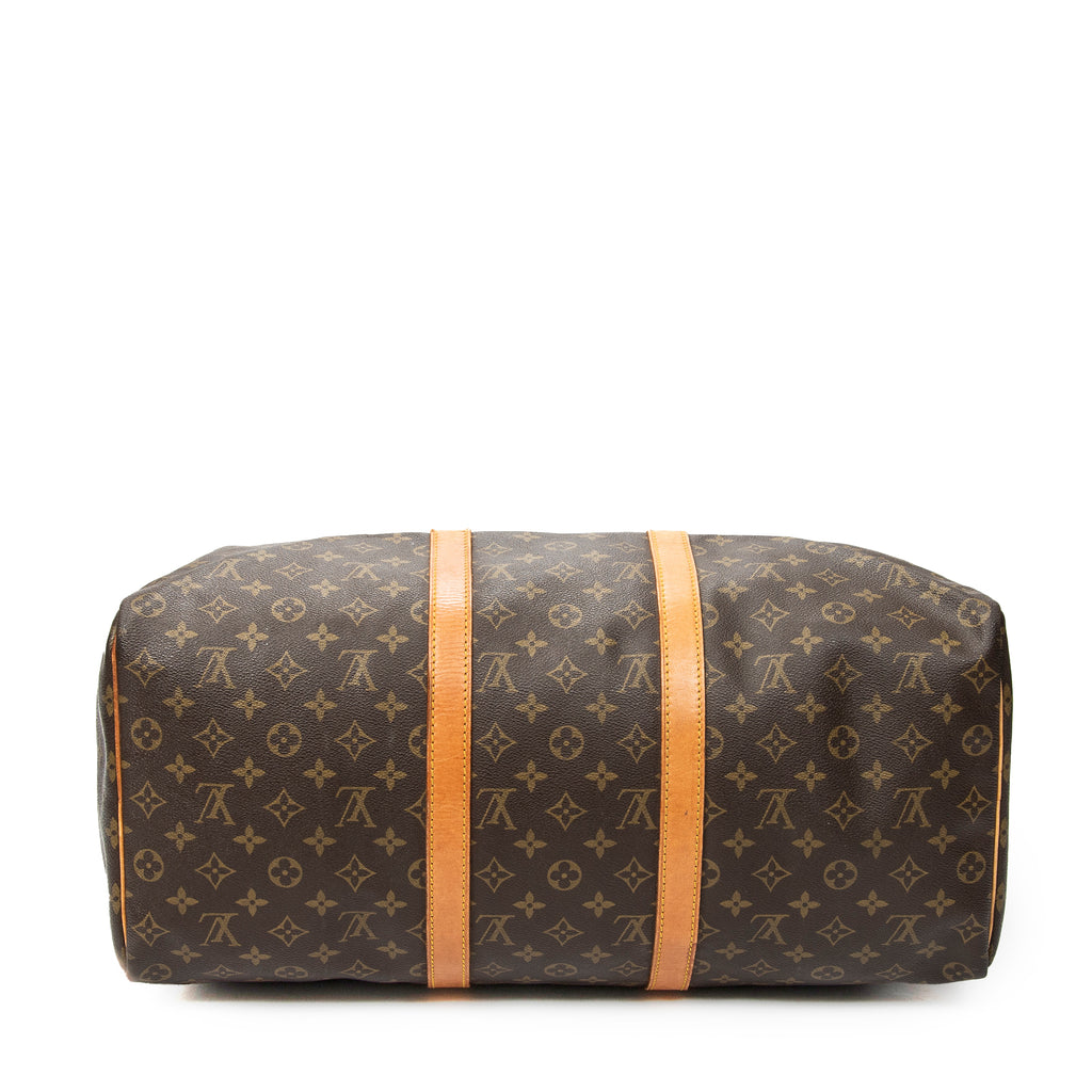 Travel Bag Keepall 50 Brown Monogram Canvas