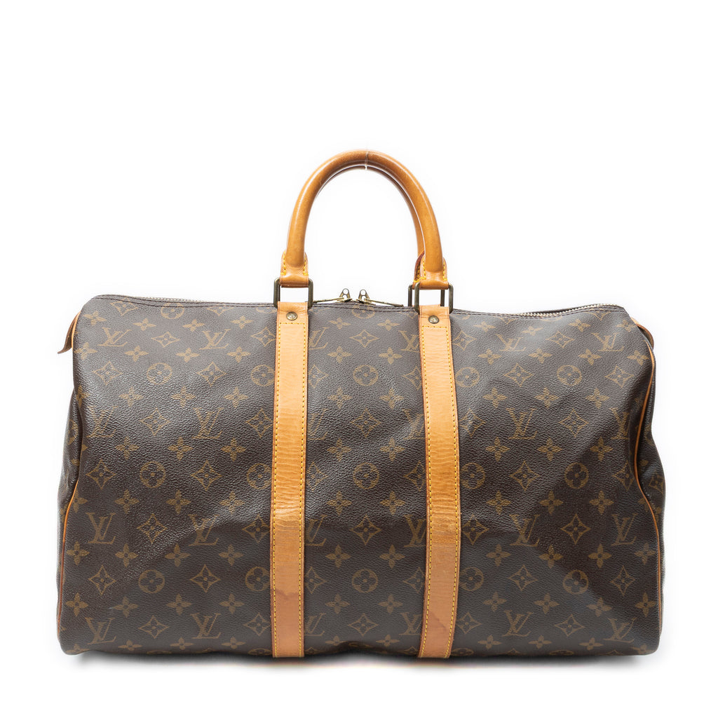Travel Bag Keepall 45 Brown Monogram Canvas