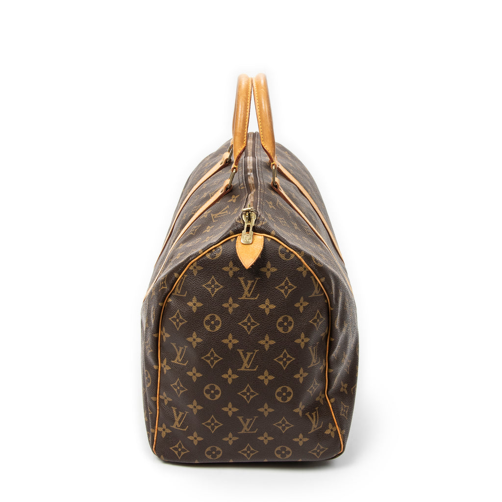 Travel Bag Keepall 50 Brown Monogram Canvas