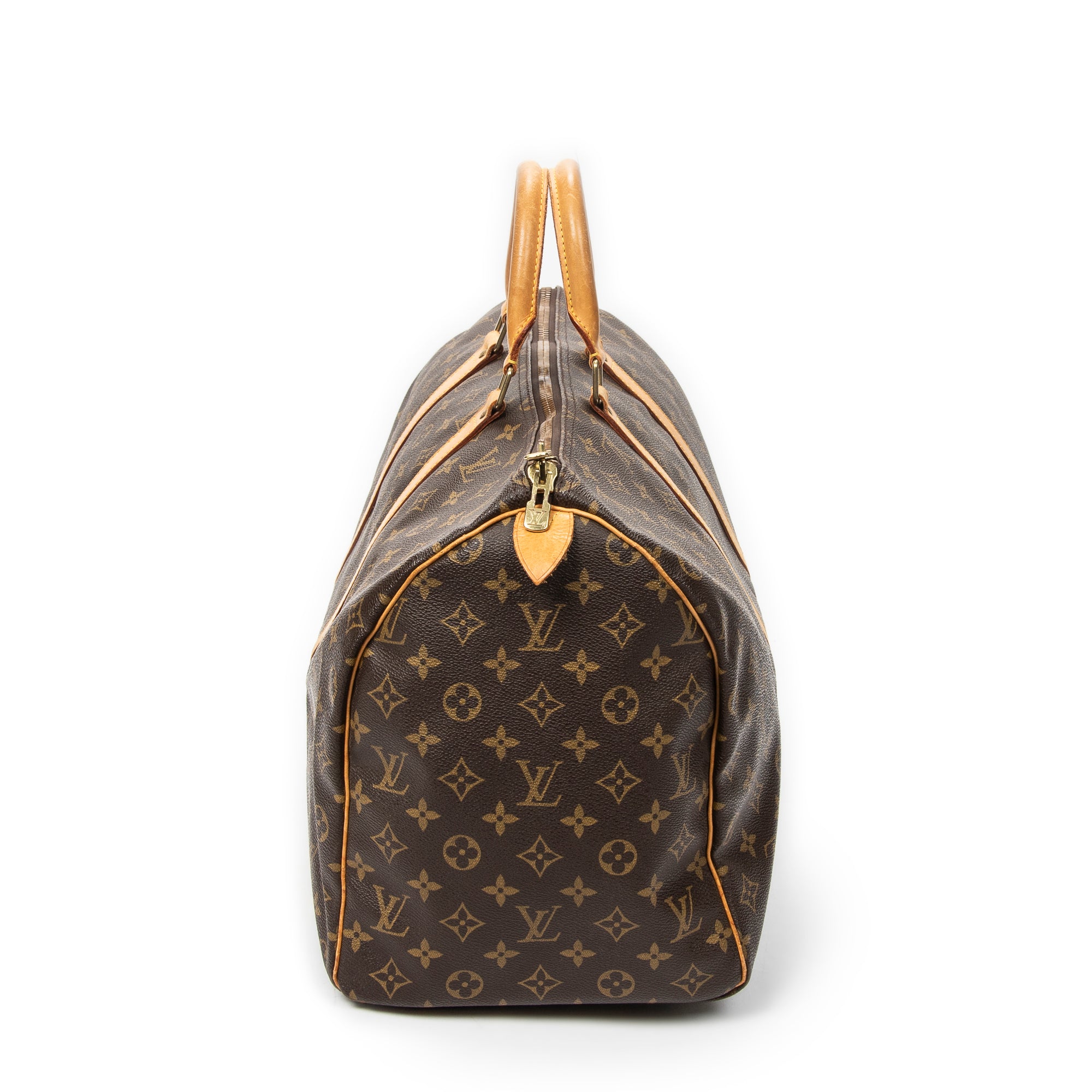 Travel Bag Keepall 50 Brown Monogram Canvas