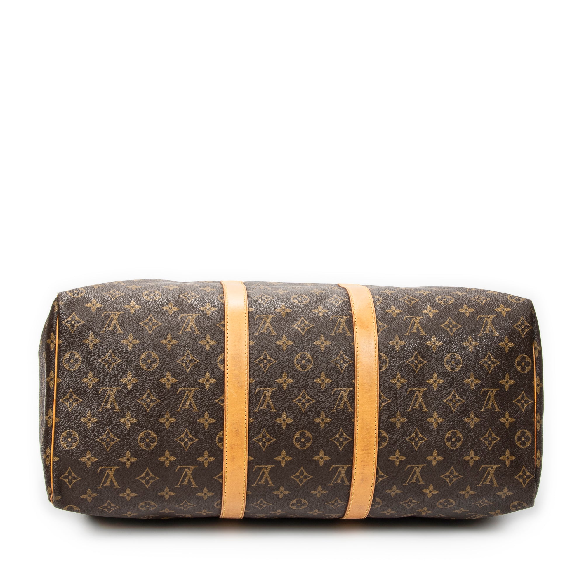 Travel Bag Keepall 50 Brown Monogram Canvas