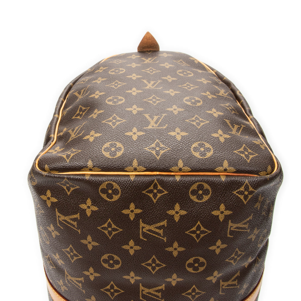 Travel Bag Keepall 50 Brown Monogram Canvas