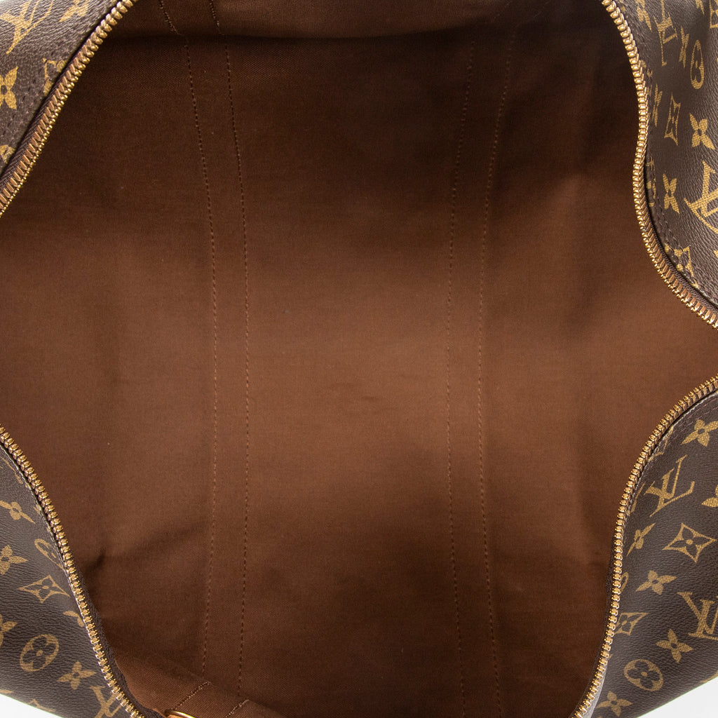 Travel Bag Keepall 50 Brown Monogram Canvas