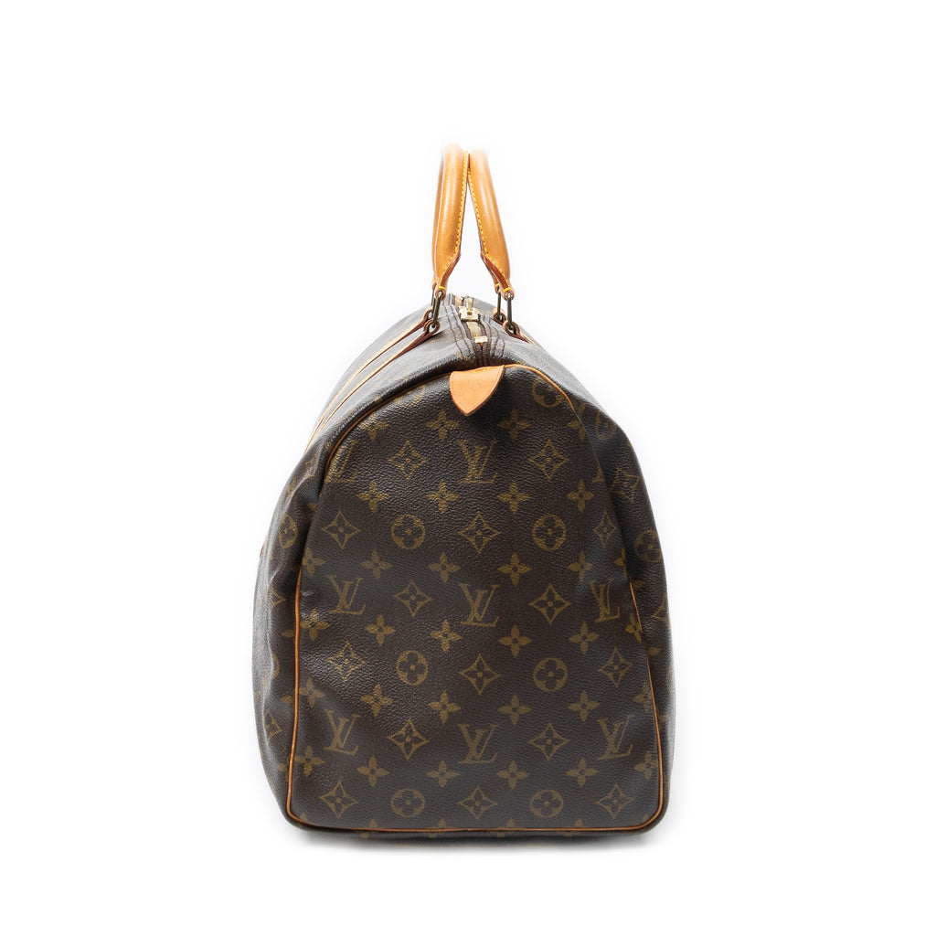 Travel Bag Keepall 50 Brown Monogram Canvas