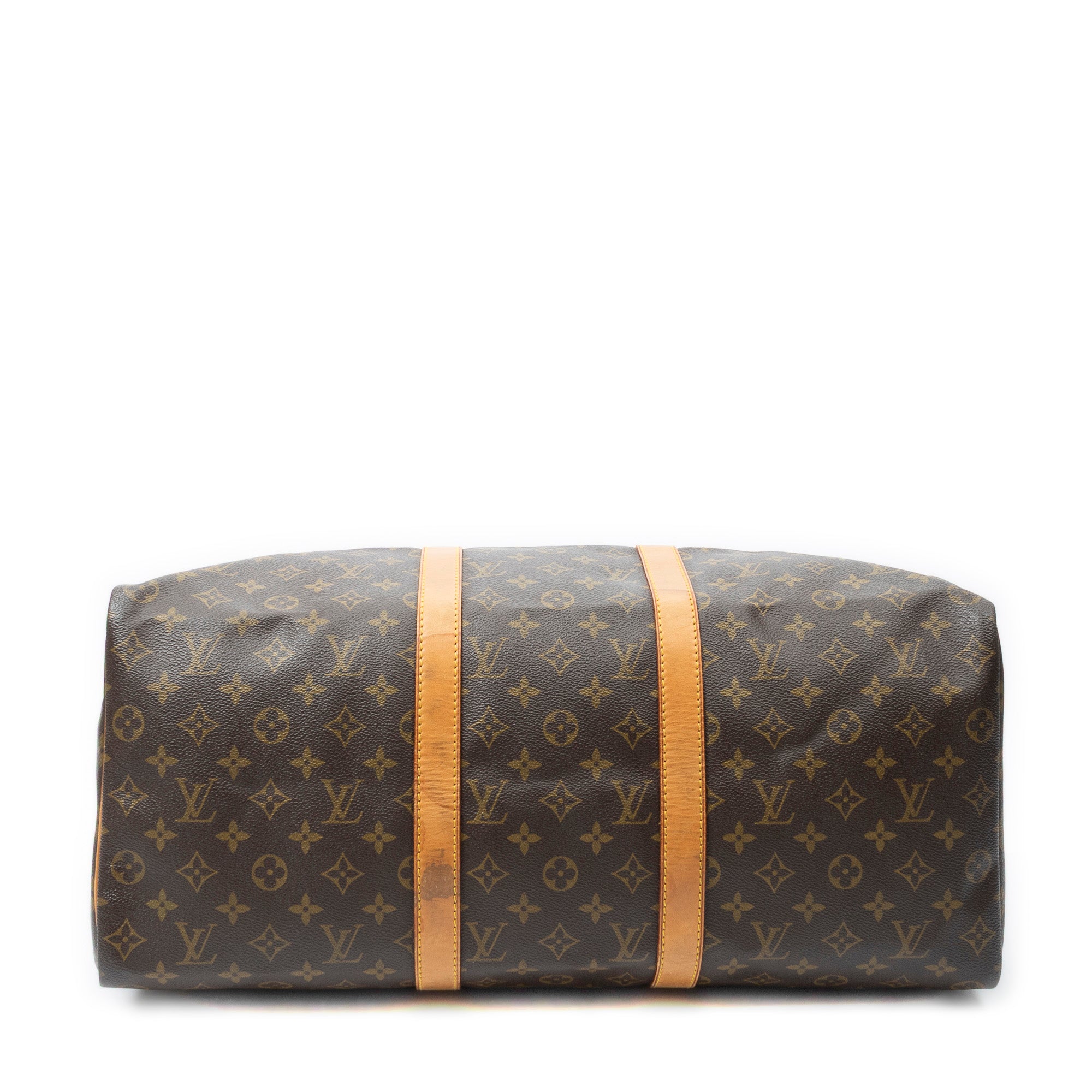 Travel Bag Keepall 50 Brown Monogram Canvas