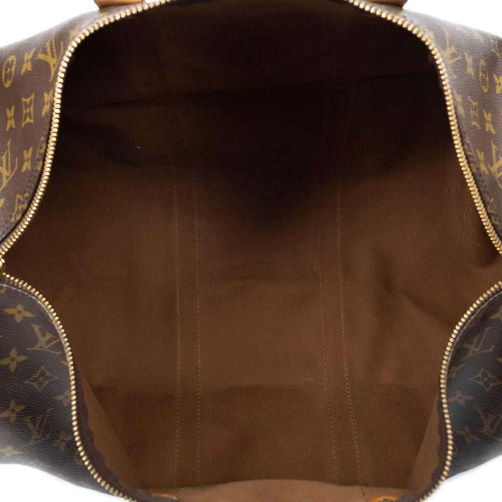 Travel Bag Keepall 50 Brown Monogram Canvas