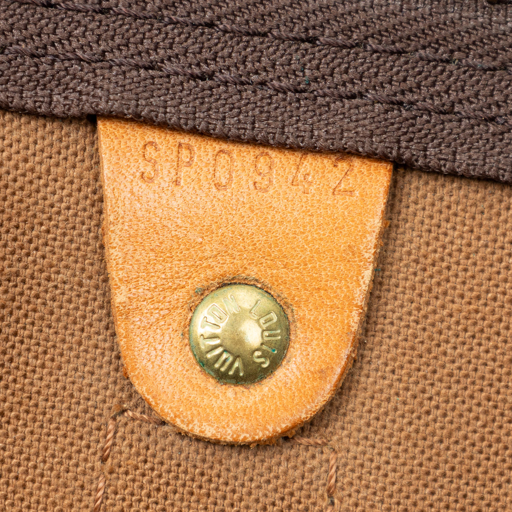 Travel Bag Keepall 50 Brown Monogram Canvas
