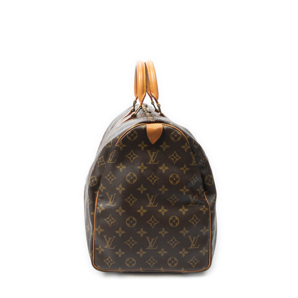 Travel Bag Keepall 50 Brown Monogram Canvas