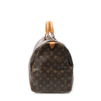 Travel Bag Keepall 50 Brown Monogram Canvas