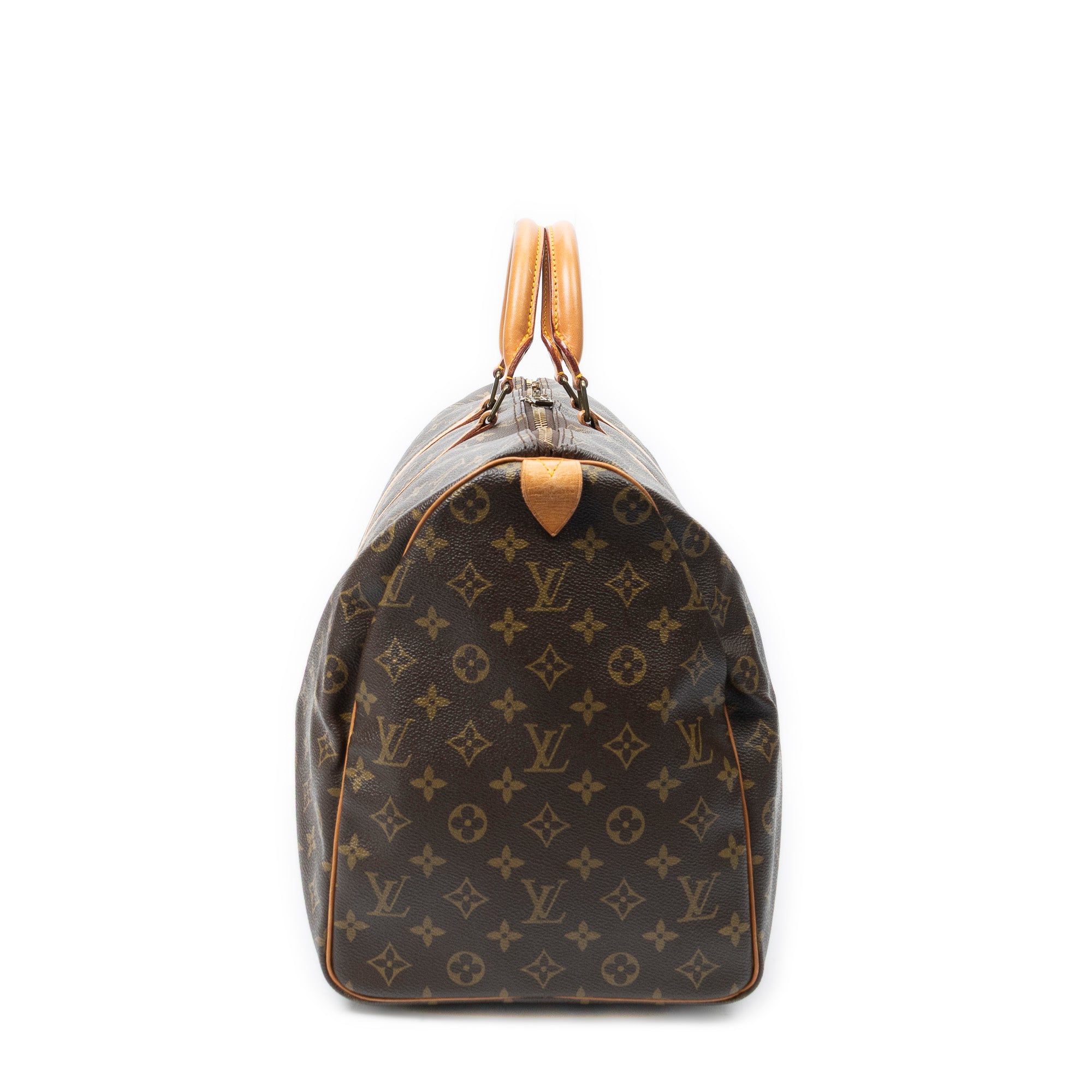 Travel Bag Keepall 50 Brown Monogram Canvas