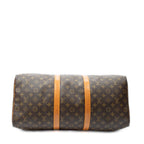Travel Bag Keepall 50 Brown Monogram Canvas