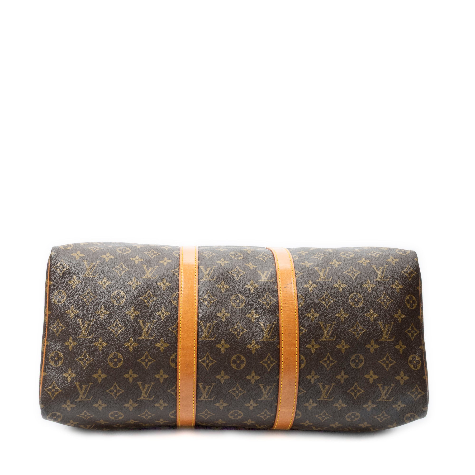 Travel Bag Keepall 50 Brown Monogram Canvas