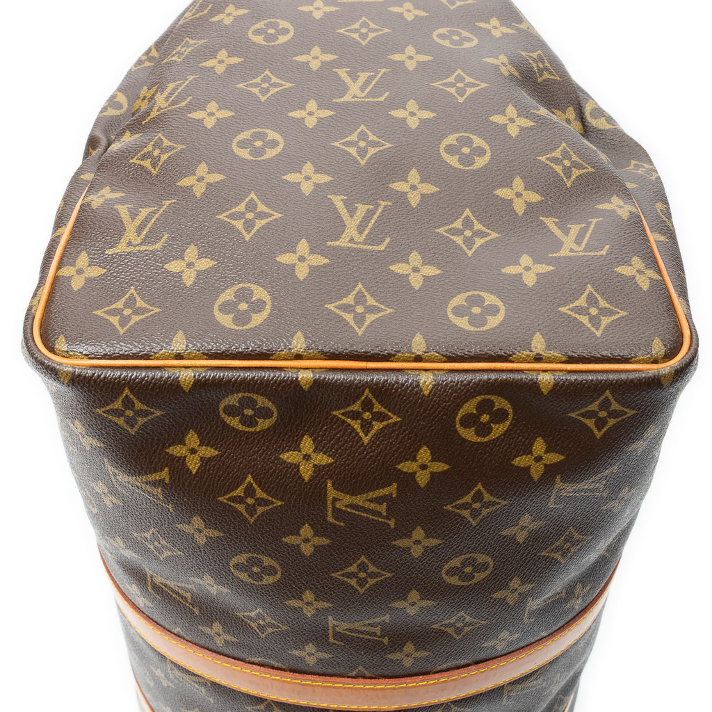Travel Bag Keepall 50 Brown Monogram Canvas