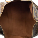 Travel Bag Keepall 50 Brown Monogram Canvas