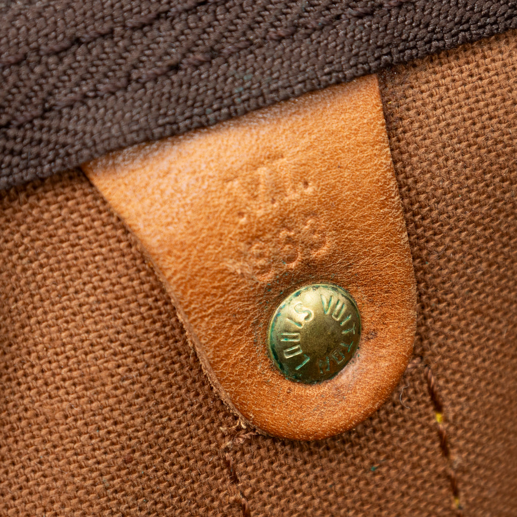Travel Bag Keepall 50 Brown Monogram Canvas