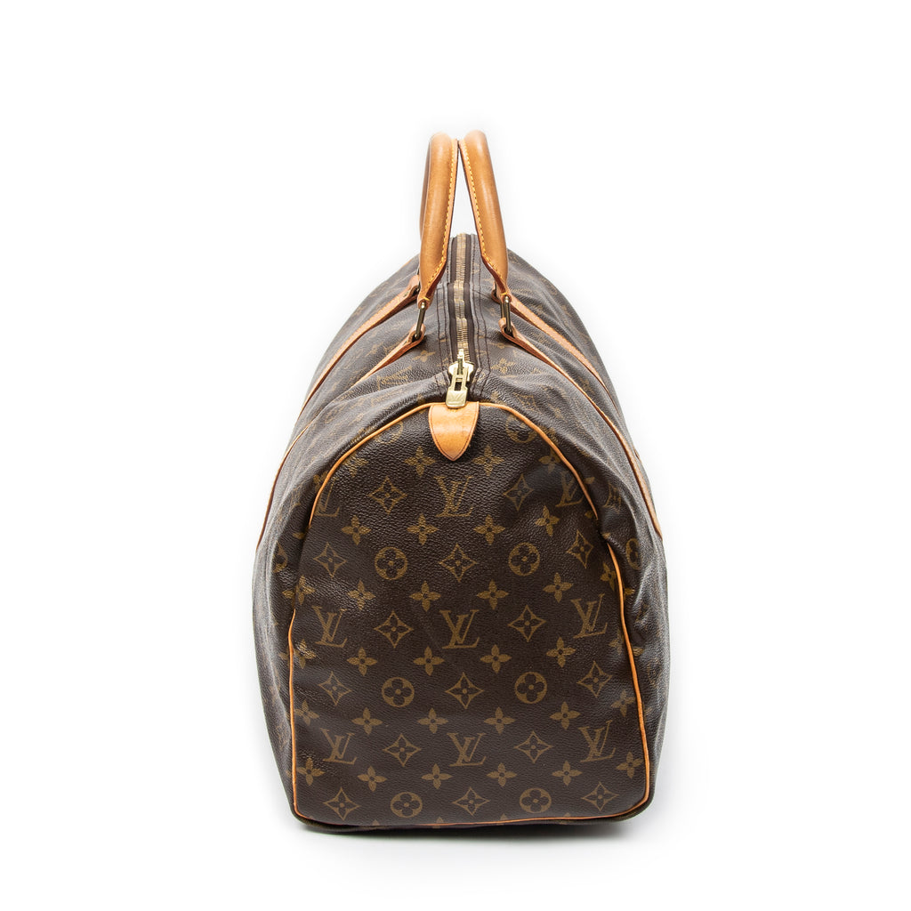 Travel Bag Keepall 50 Brown Monogram Canvas