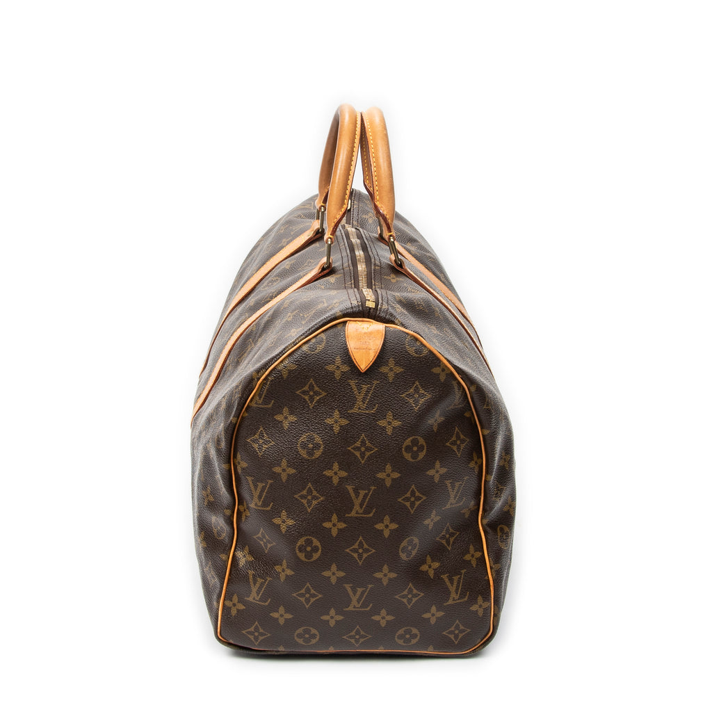 Travel Bag Keepall 50 Brown Monogram Canvas