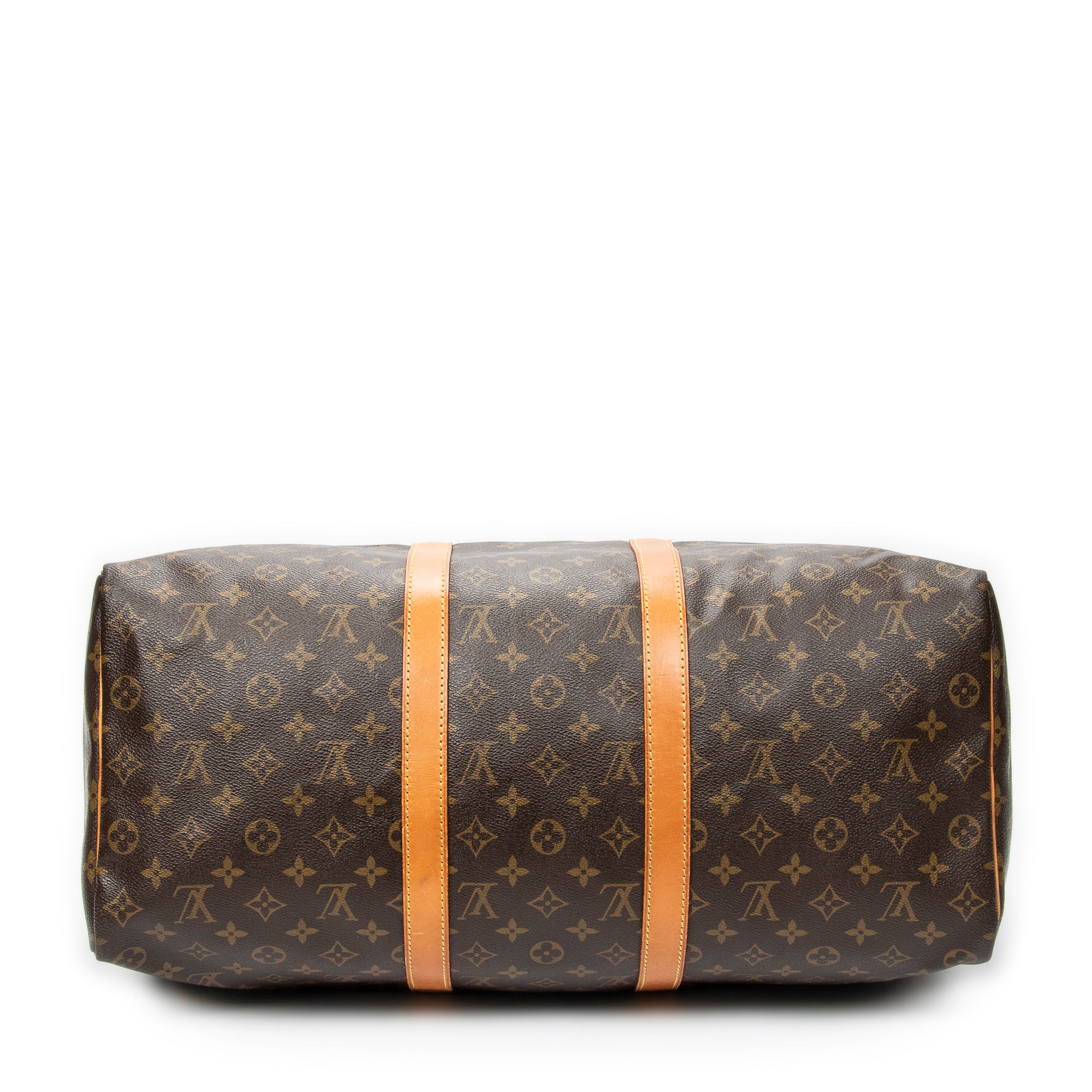 Travel Bag Keepall 50 Brown Monogram Canvas