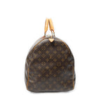 Travel Bag Keepall 55 Brown Monogram Canvas