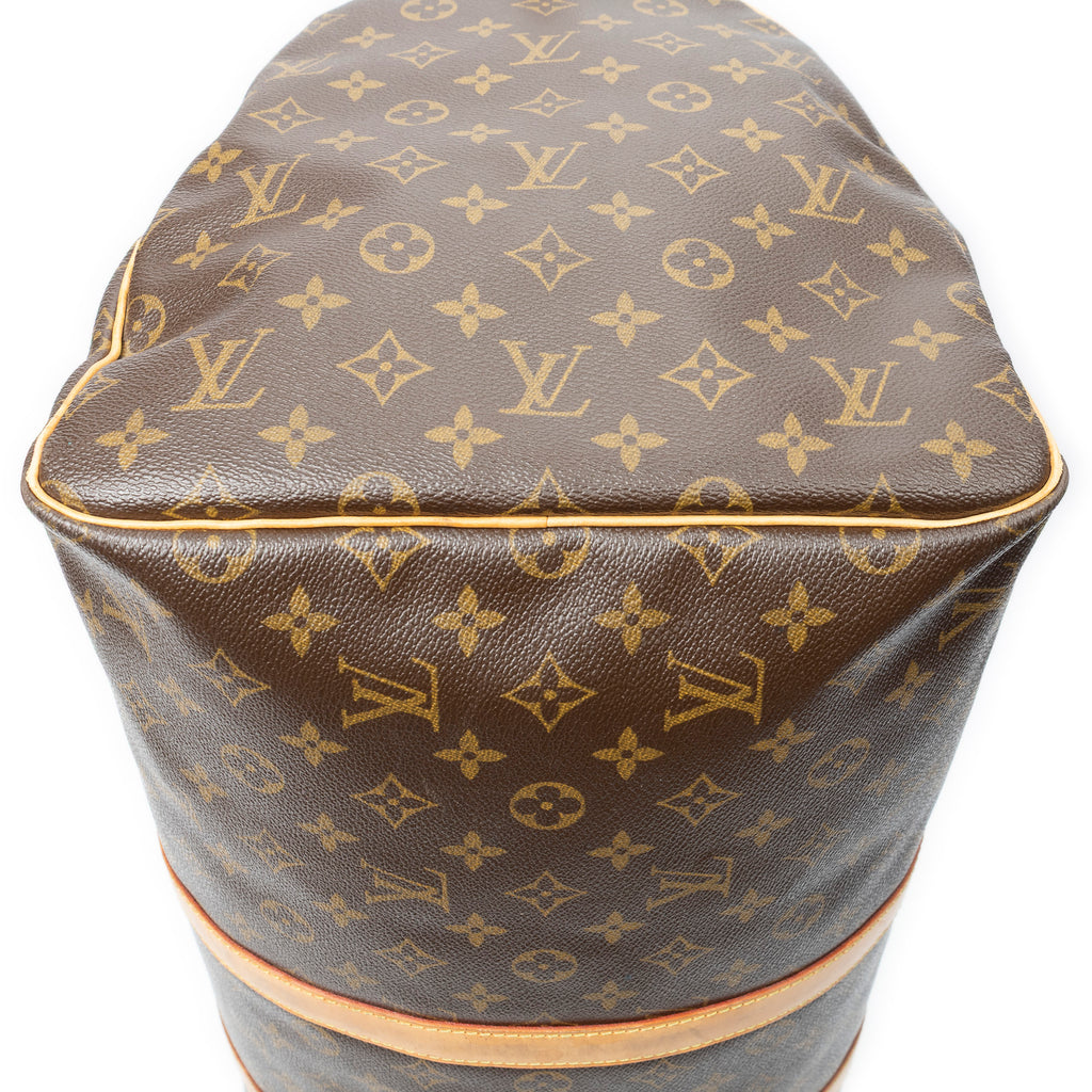 Travel Bag Keepall 55 Brown Monogram Canvas