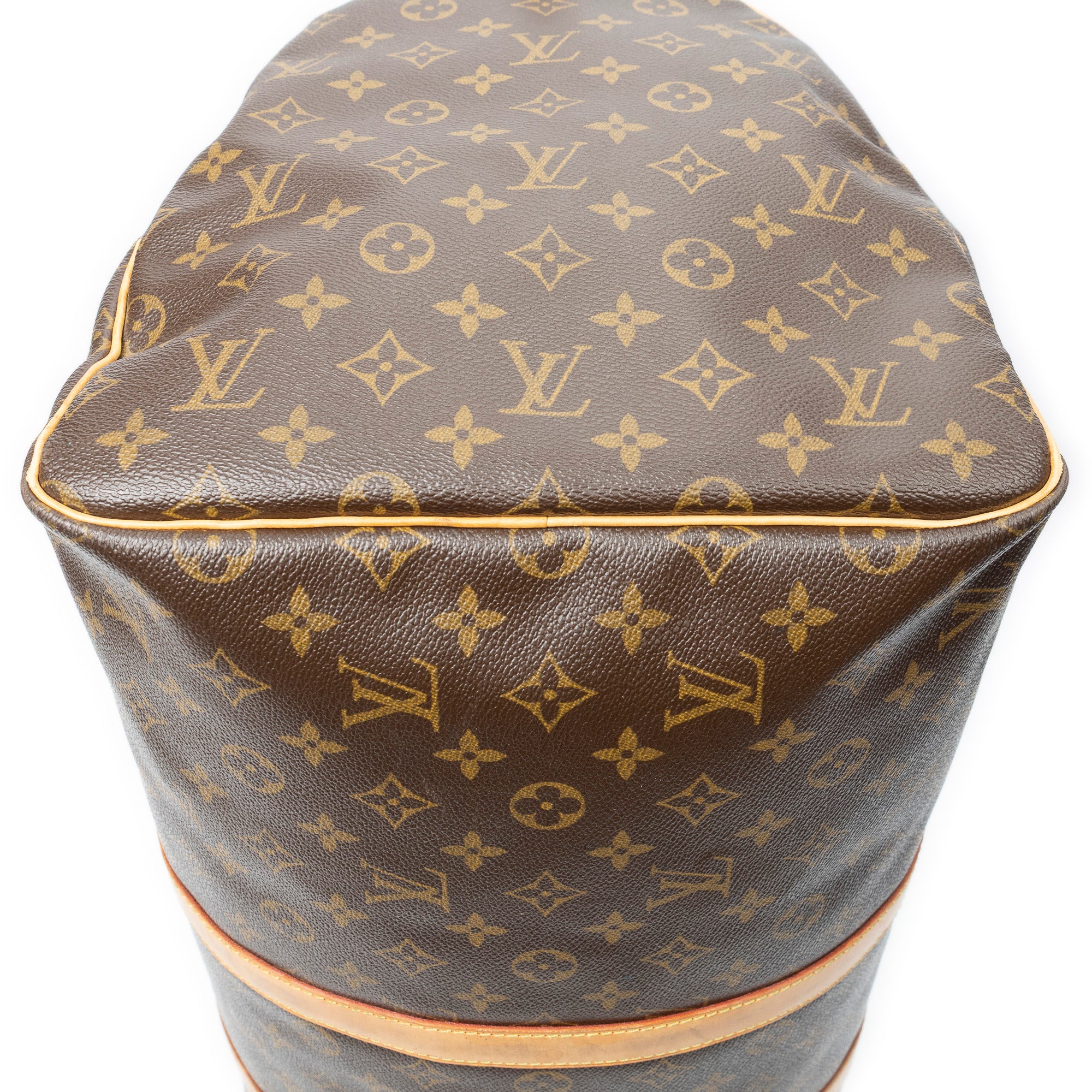 Travel Bag Keepall 55 Brown Monogram Canvas