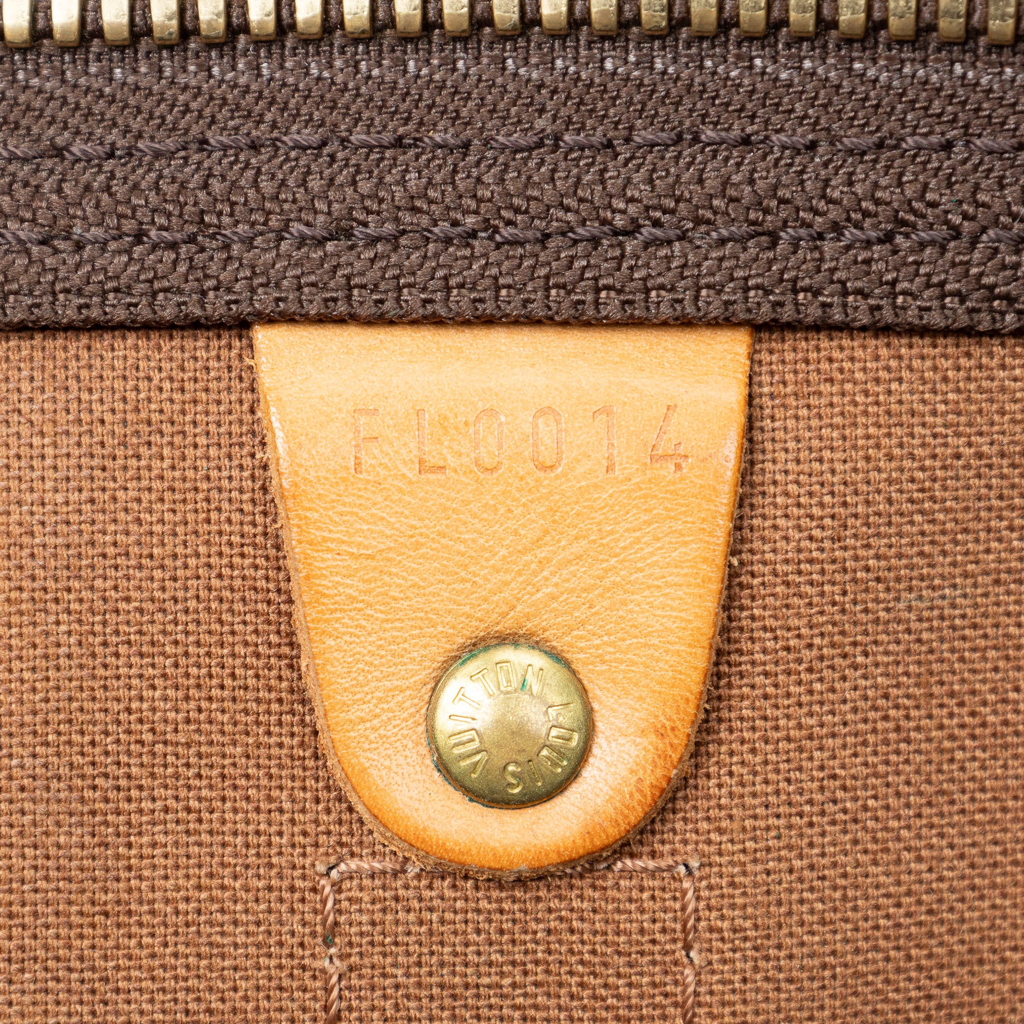Travel Bag Keepall 55 Brown Monogram Canvas