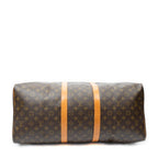 Travel Bag Keepall 55 Brown Monogram Canvas