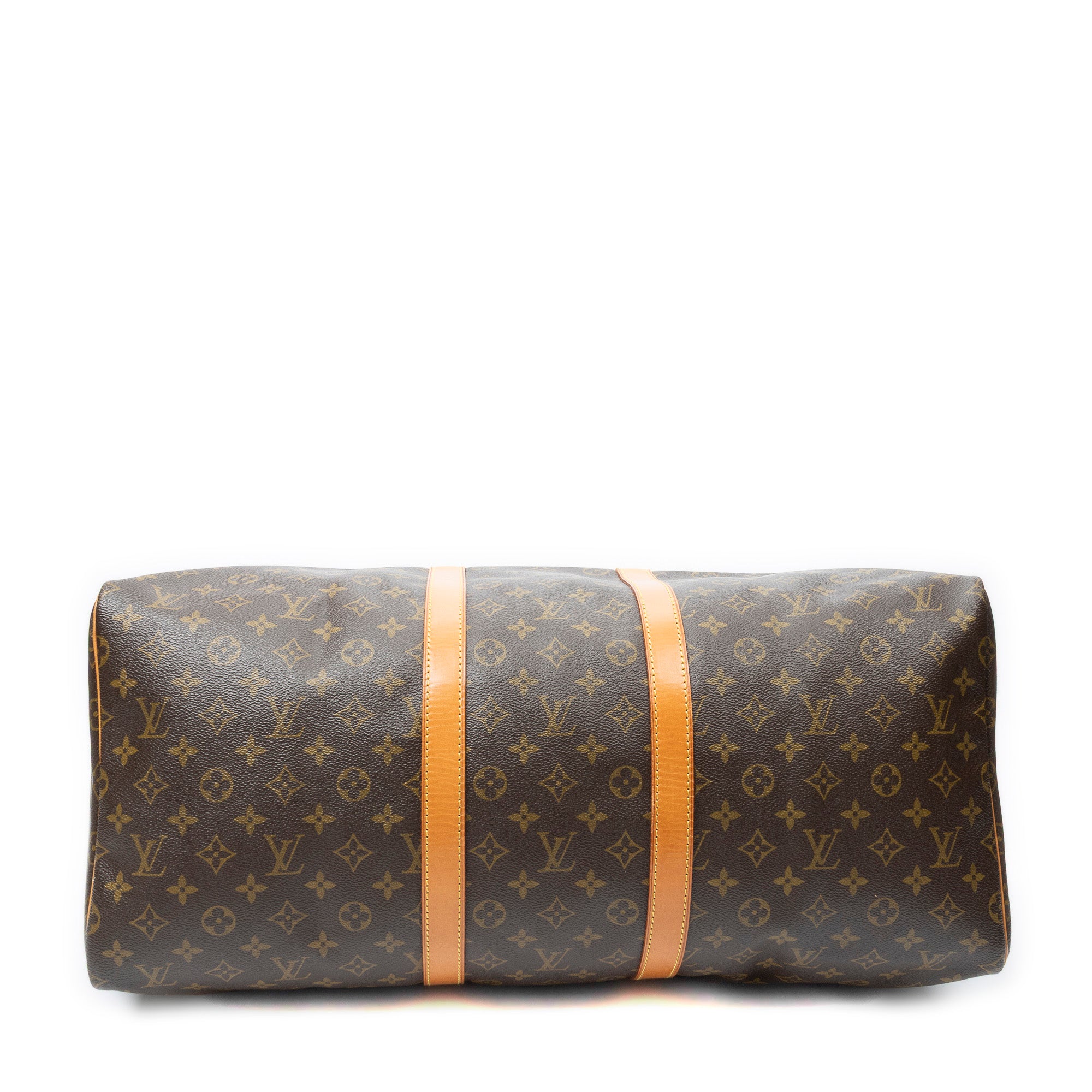 Travel Bag Keepall 55 Brown Monogram Canvas