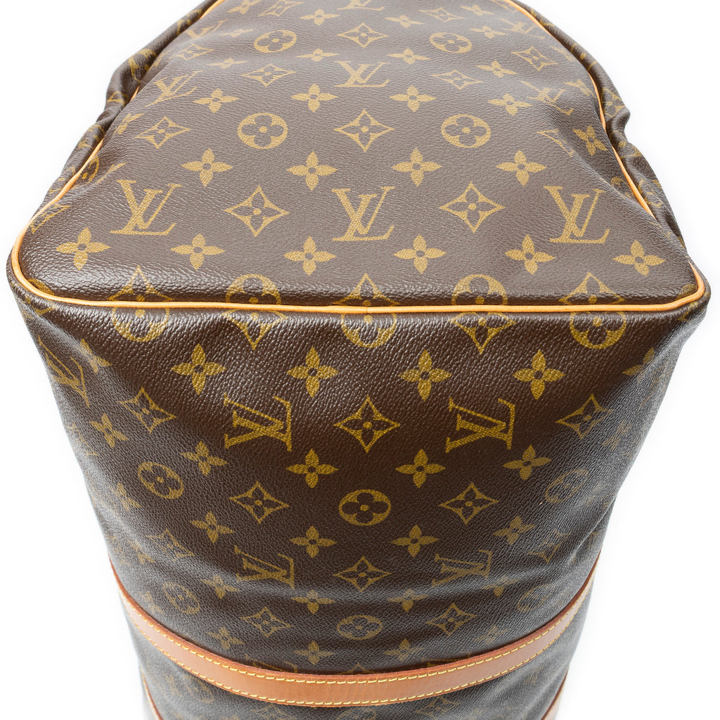Travel Bag Keepall 55 Brown Monogram Canvas