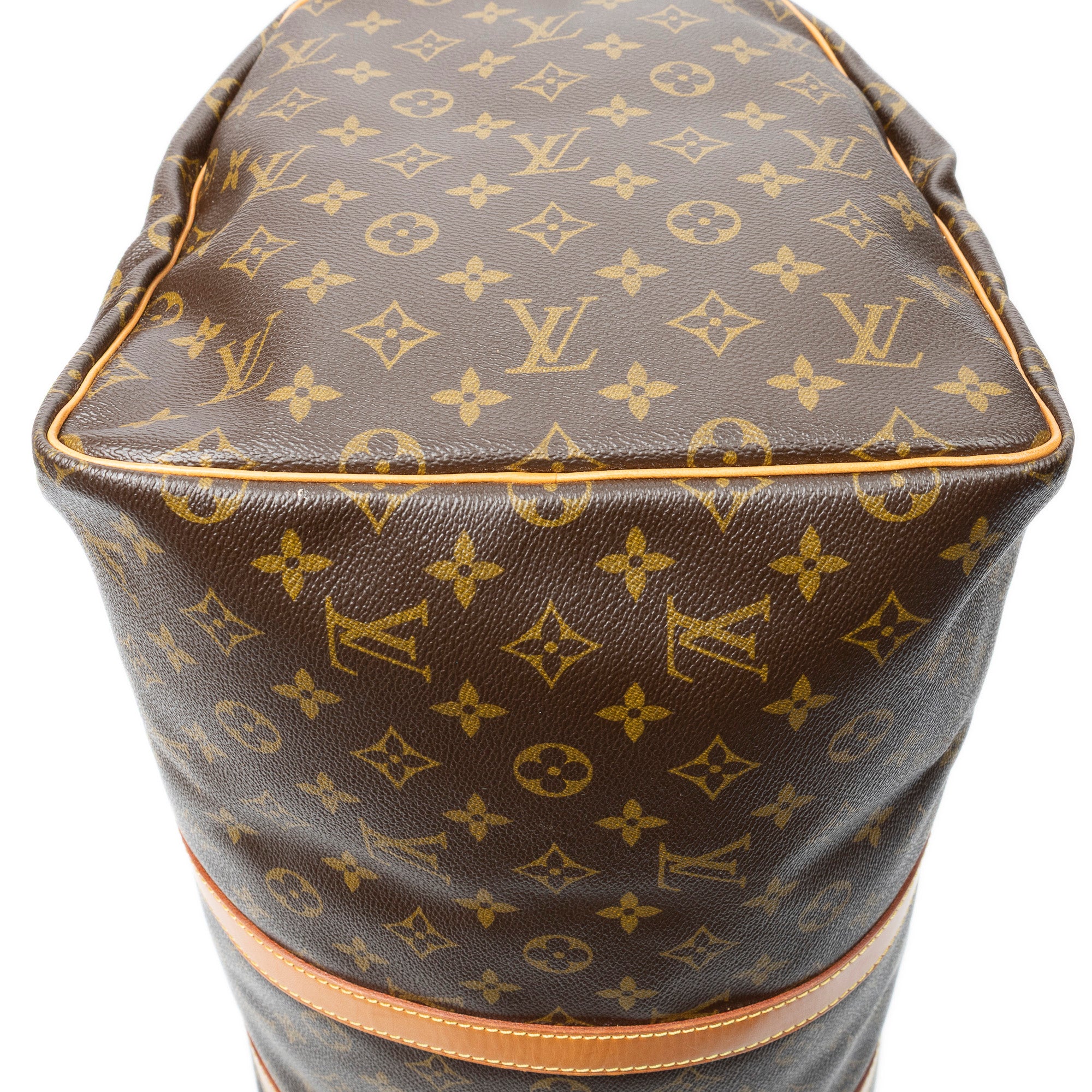 Travel Bag Keepall 55 Brown Monogram Canvas