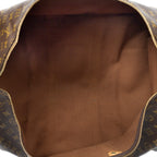 Travel Bag Keepall 55 Brown Monogram Canvas