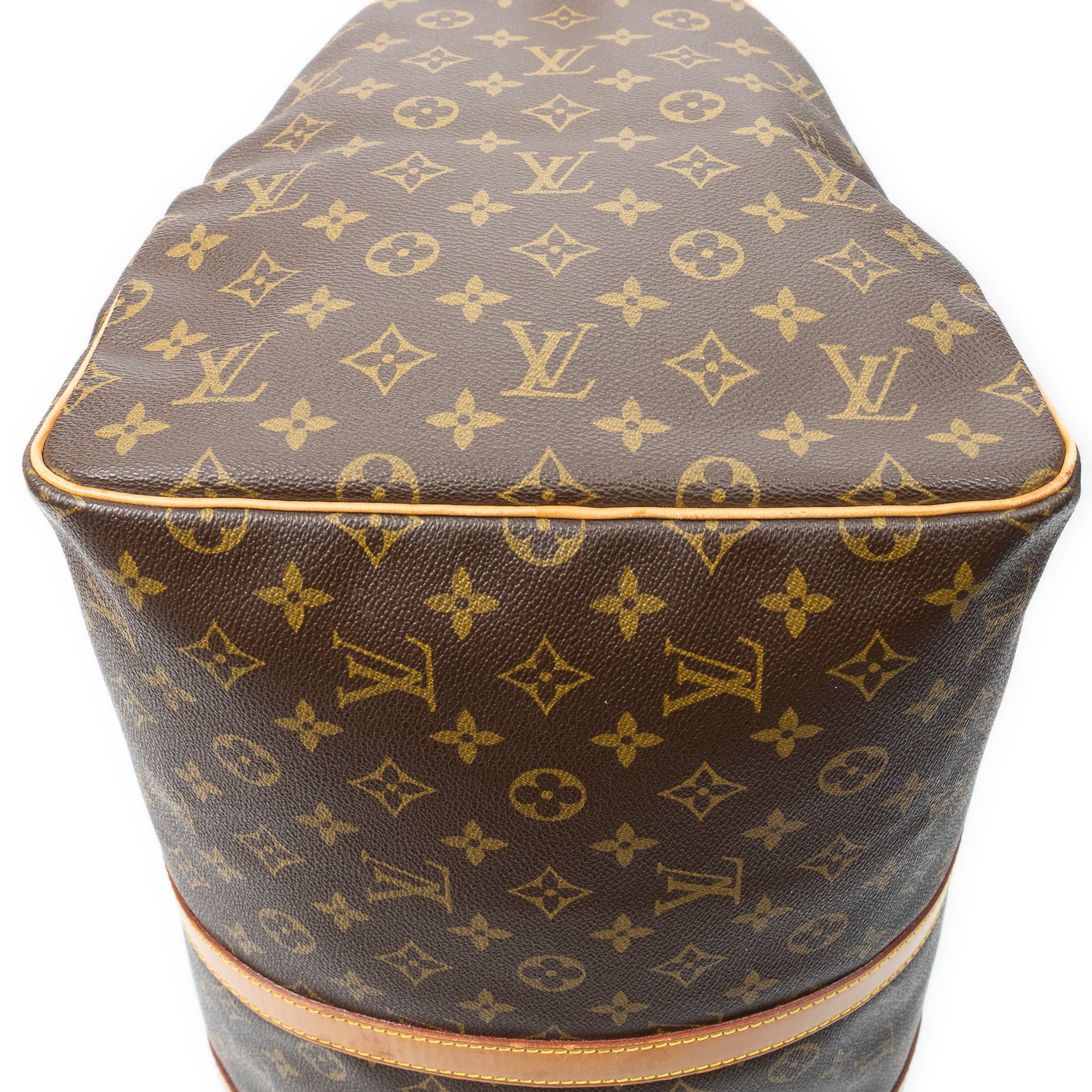 Travel Bag Keepall 55 Brown Monogram Canvas
