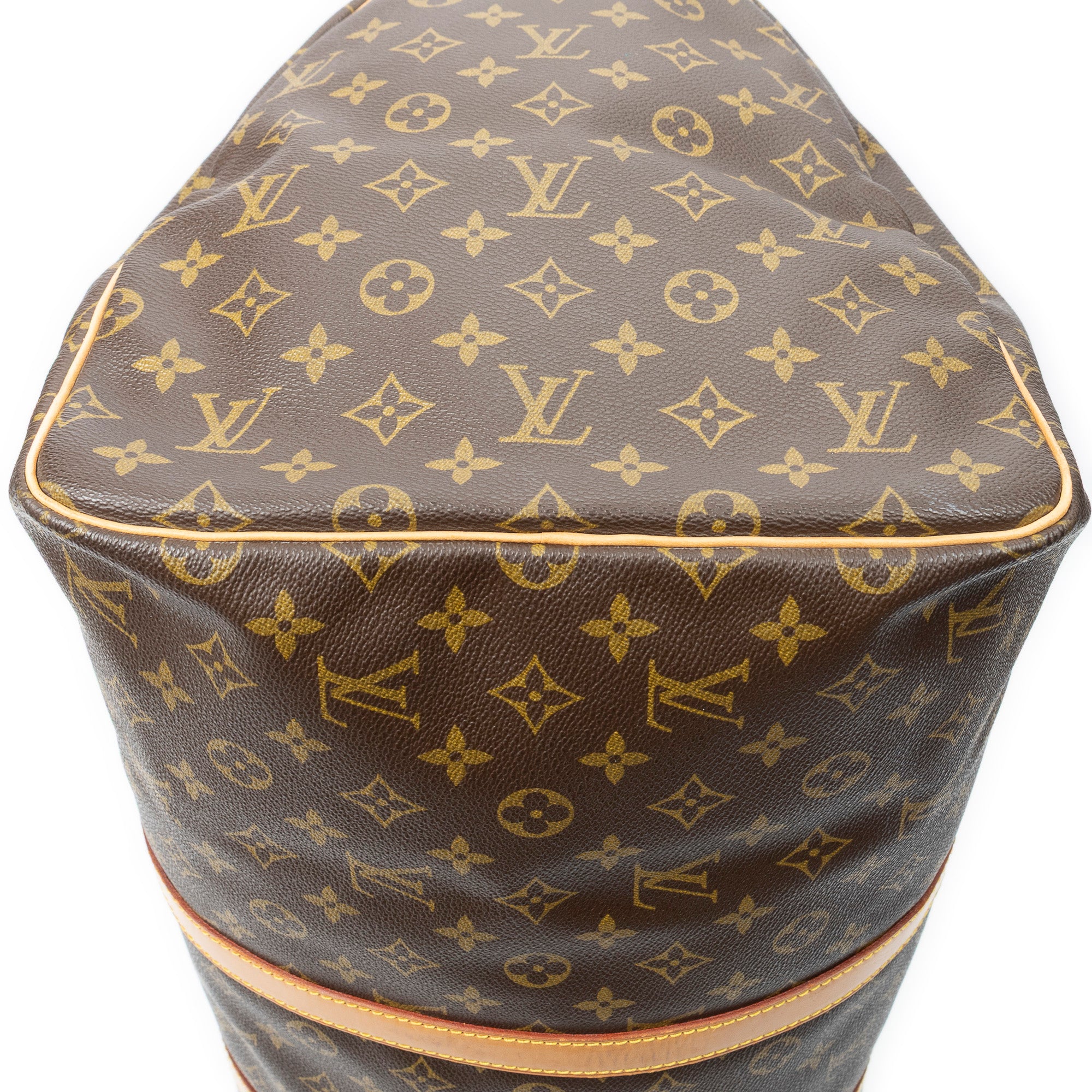 Travel Bag Keepall 55 Brown Monogram Canvas