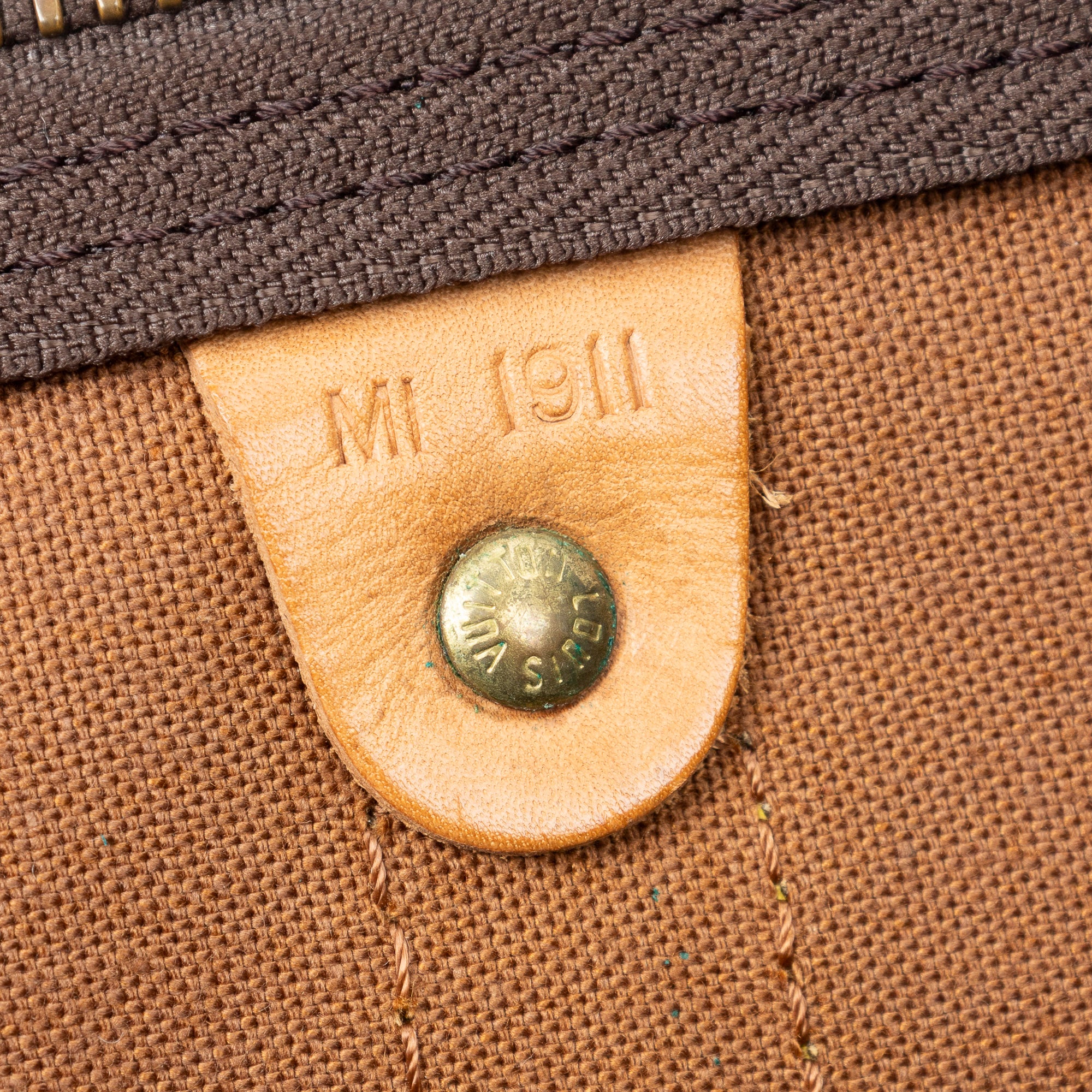Travel Bag Keepall 55 Brown Monogram Canvas