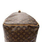 Travel Bag Keepall 55 Brown Monogram Canvas