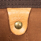 Travel Bag Keepall 55 Brown Monogram Canvas