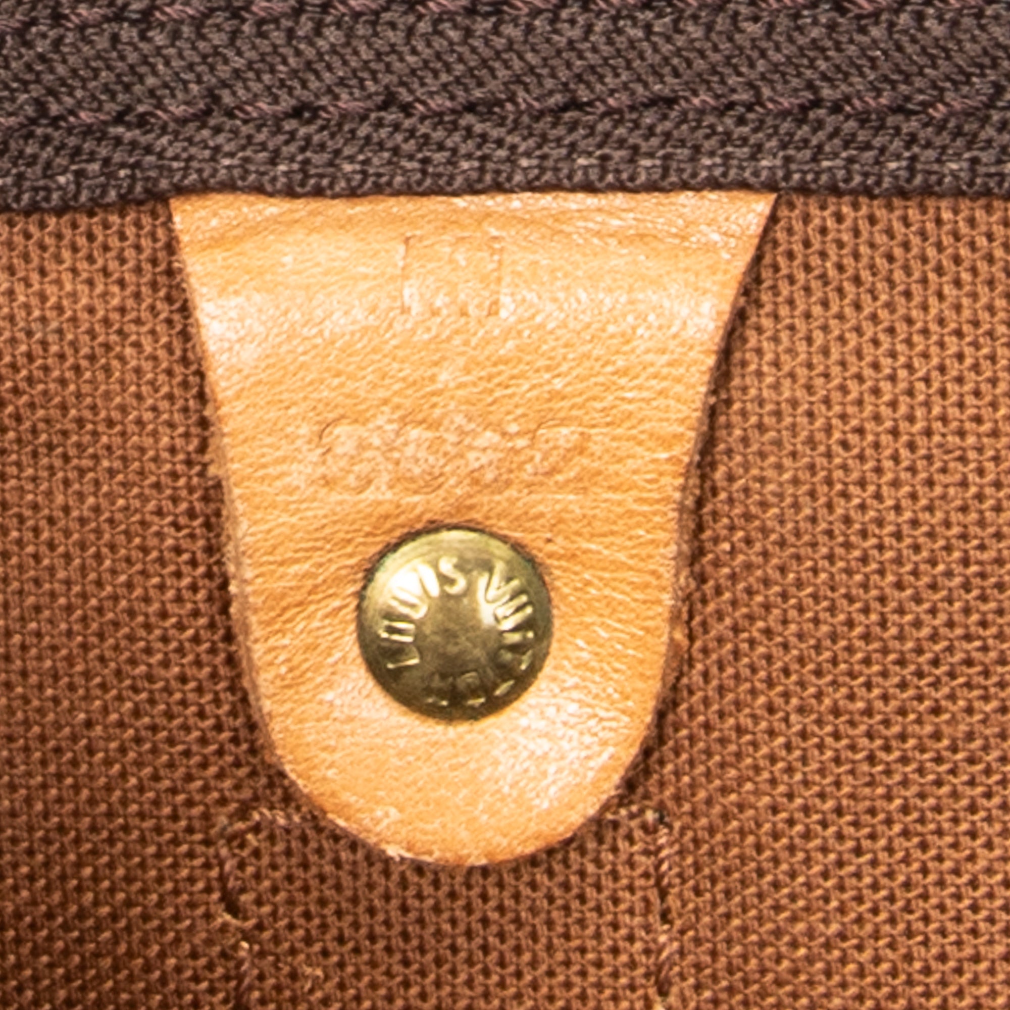 Travel Bag Keepall 55 Brown Monogram Canvas