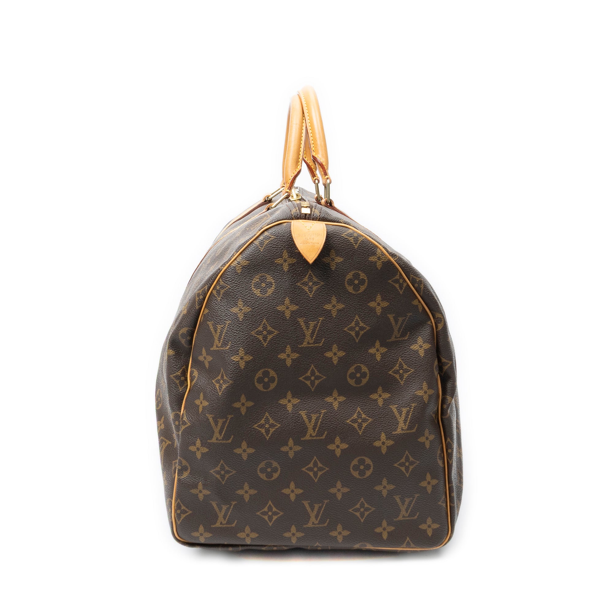 Travel Bag Keepall 55 Brown Monogram Canvas