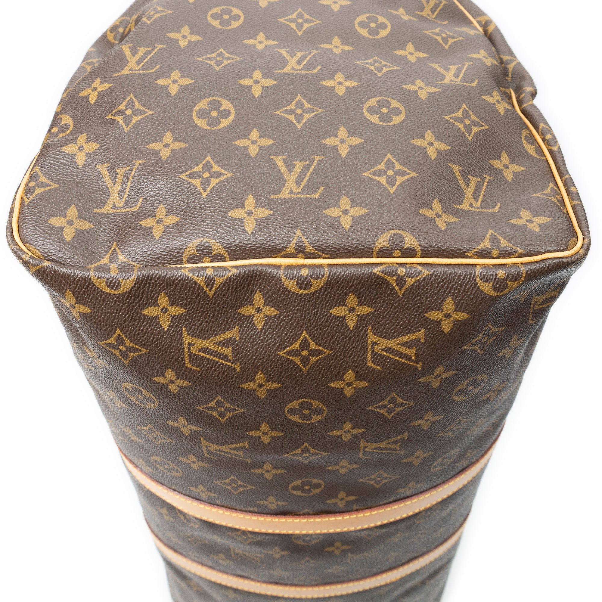 Travel Bag Keepall 55 Brown Monogram Canvas