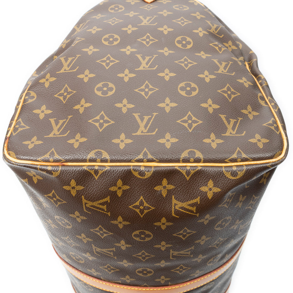 Travel Bag Keepall 55 Brown Monogram Canvas