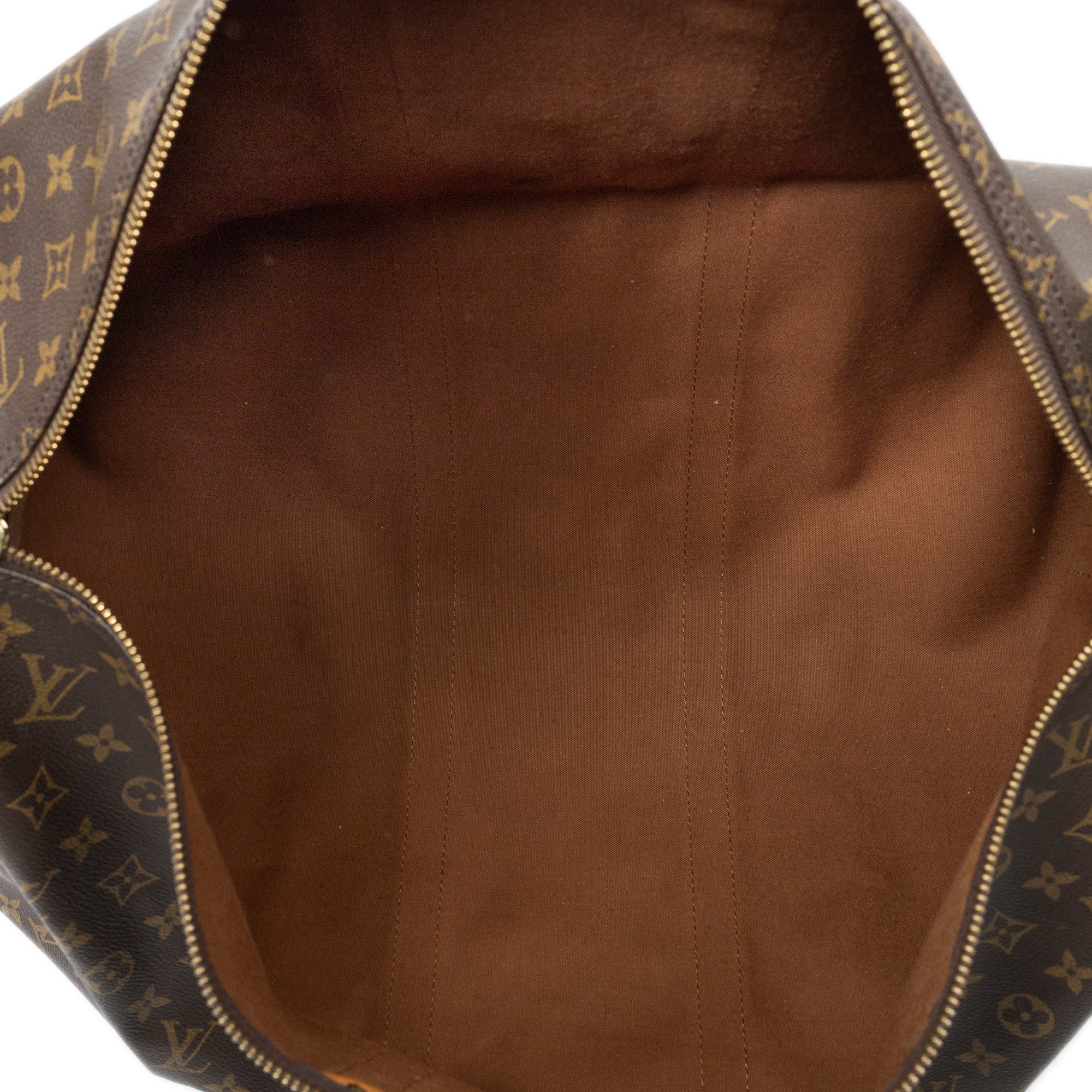 Travel Bag Keepall Bandouliere 55 Brown Monogram Canvas