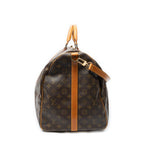Travel Bag Keepall Bandouliere 60 Brown Monogram Canvas