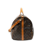Travel Bag Keepall Bandouliere 60 Brown Monogram Canvas